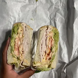 21. Spicy Turkey Bacon Sandwich Avocado