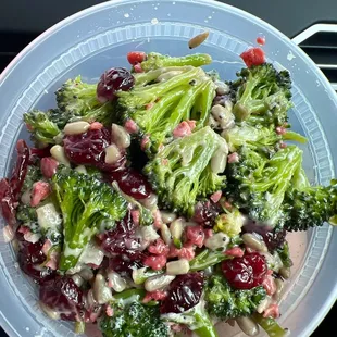 Vegan Broccoli Crunch salad