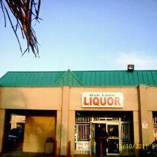 the front of the building