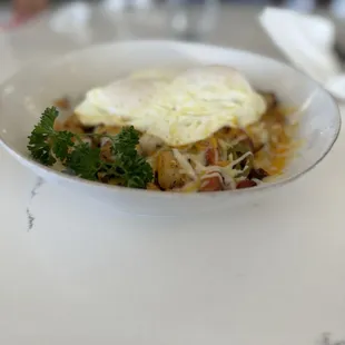 Spicy linguica skillet