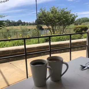 View from outdoor patio