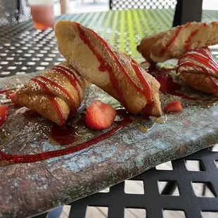Cheesecake chimichanga