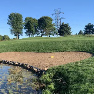 Golf courses, New bunkers.