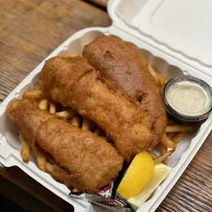 Fish and Chips: my favorite dish of theirs. Portions were big, and the texture and flavor of the fries and fish was perfect!