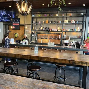 Bar and seating