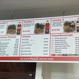 Hot food prices as of Oct 2024