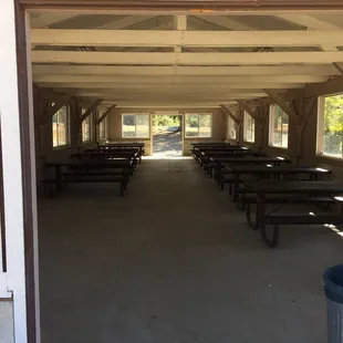 Covered picnic area