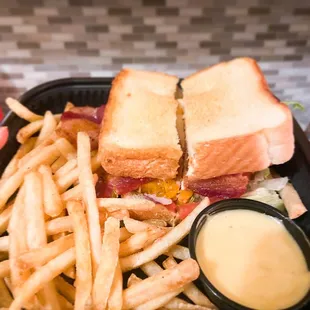 Grilled chicken club with adjustments