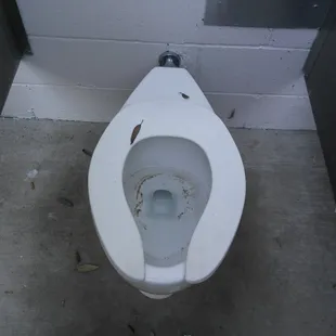 Filthy toilets in Pool facility