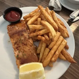 Bourbon glazed, salmon