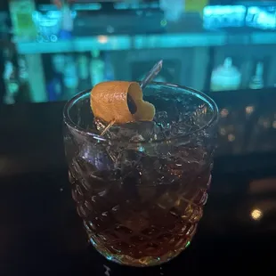 Old Flame. Bourbon based drink.