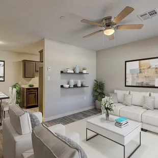 Oak Place Apartments renovated home