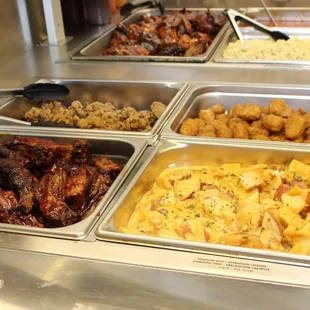 went to oak point today their hot bar looked so good!  it tasted even better!