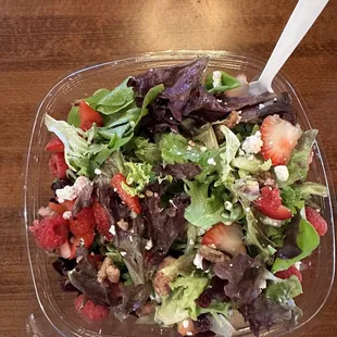 salads, food