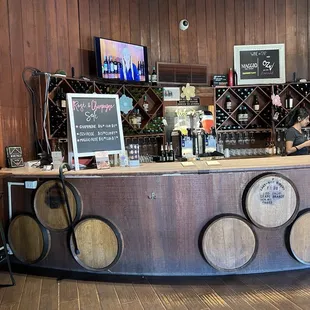 Inside tasting room