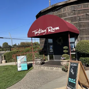 Outside of main entrance