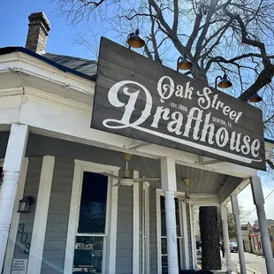 the front of the building