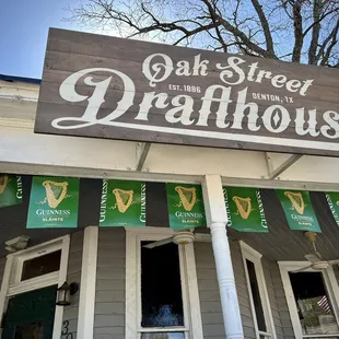 the front of the building