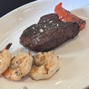 8oz Filet Mignon with add on shrimp