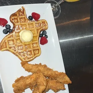 Chicken &amp; waffles