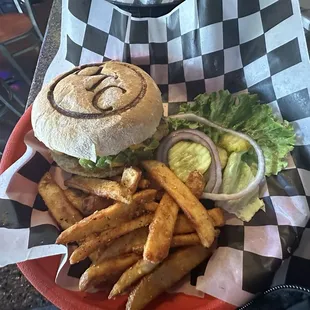 Green Chile Cheeseburger