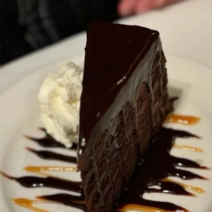 Six layered chocolate cake, amazing.