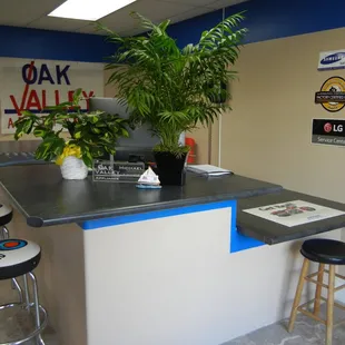 Oak Valley Appliance Parts Counter