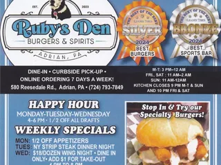 Ruby's Den Burgers and Spirits