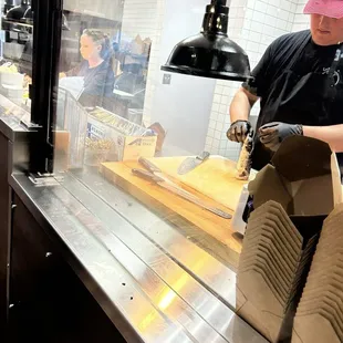 interior, sushi and sashimi