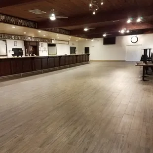 Newly remodeled bar for Oakdake FES. Call now to book your events with us!