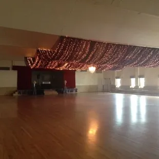 Ballroom at the Portuguese Hall in Oakdale