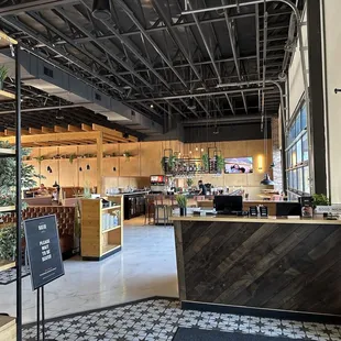 New entrance smaller bar, but same great food.