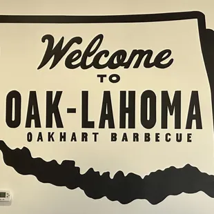 Inside signage