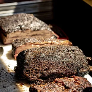Brisket, Beef Ribs, Pork Spare Ribs