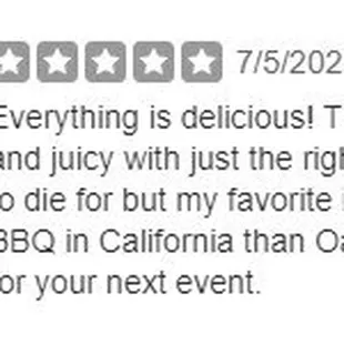 5-star Review!