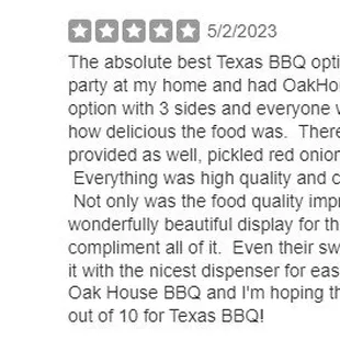 5-star Review!
