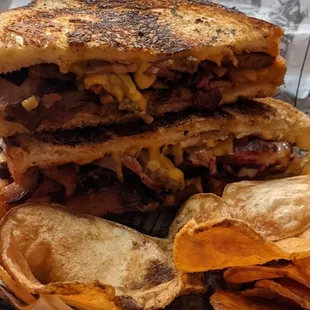 Smoked Brisket Grilled Cheese