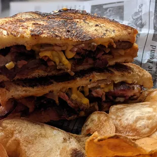 Smoked Brisket Grilled Cheese