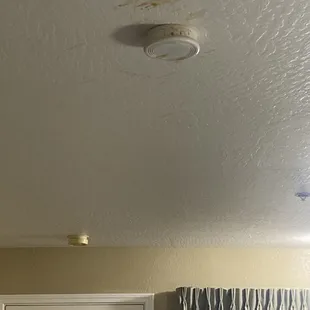Gross stains on ceiling