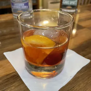 Wheat whiskey old fashioned