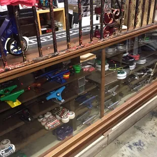 Scooter parts, skateboard trucks