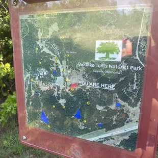 Helpful trail maps at most trail crossings and openings!