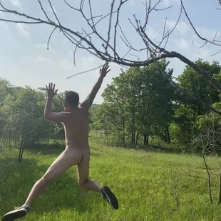 Having some fun out on the land!