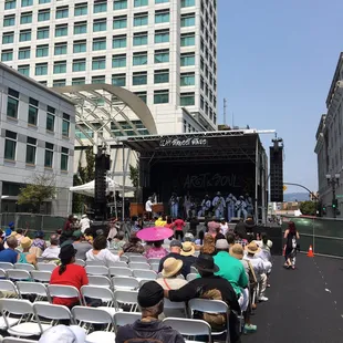 Stages on every corner