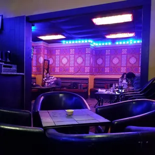 the interior of the restaurant