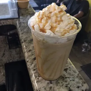 Caramel frappe