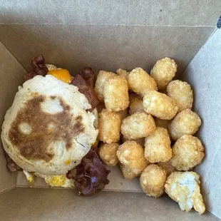 Bacon, egg, cheese biscuit