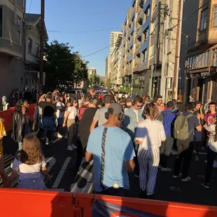 Crowd at First Fridays