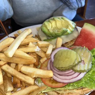 Veggie Garden Burger Lunch
