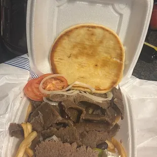 What we got. NO SAUCE